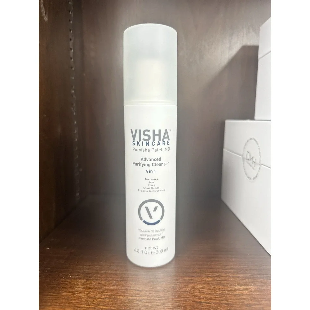 Visha Skincare Advanced 4 in 1 Purifying Facial Cleanser - New &  Authentic